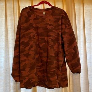 Lululemon Pink Camo Shirt